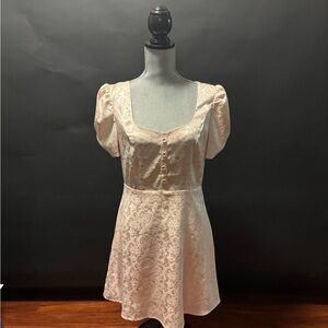 Emory Park Blush Floral Jacquard Dress